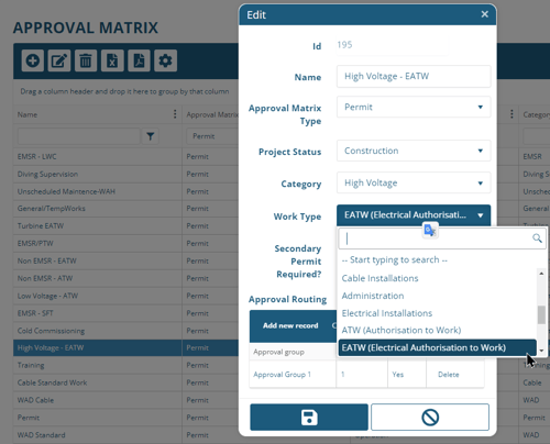 Permit Drawer configurable